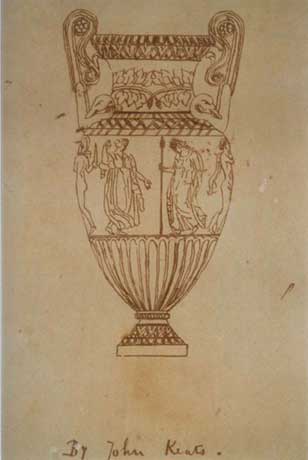 John Keats's drawing of the Sosibios Vase