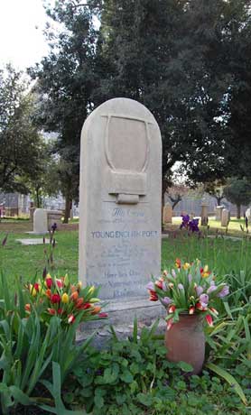 Keats's grave